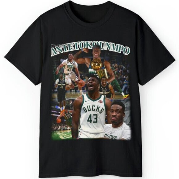 robertpalmq13 Tops - THANASIS ANTETOKOUNMPO Basketball Classic shirt retro
